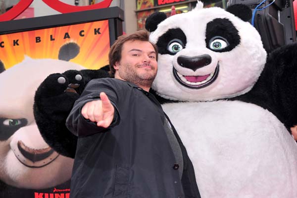 Jack Black at the Kung Fu Panda 2 premiere