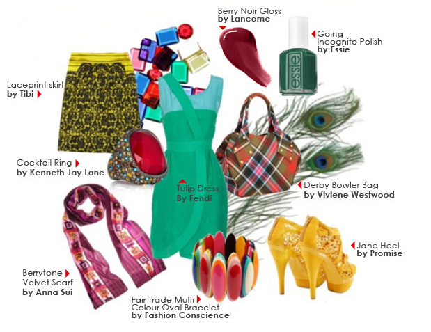 Stylish jeweled toned accessories for summer