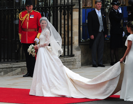 Kate Middleton wedding day