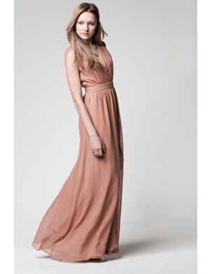 Lauren Conrad Paper Crown Clementine Gown in Pink