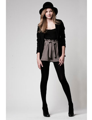 Lauren Conrad Paper Crown 107 Ryder Blazer in Eclipse Blue / 113 Piper Top in Grey / 119 Serena Legging in Black