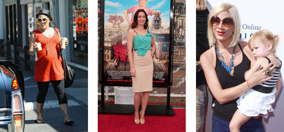 Celebrities show off stylish leggings, chic skirt and fashionable jewelry