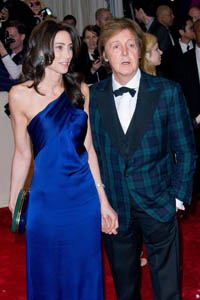 Nancy Shevell and Paul McCartney