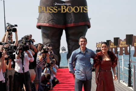 Antonio Banderas and Salma Hayek in Cannes