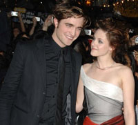 Celebrity couple from Twilight, Robert Pattinson and Kristen Stewart