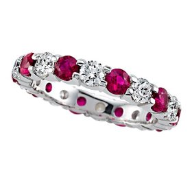 Ruby engagement band
