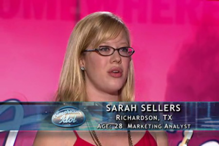 Sarah Sellers on american idol