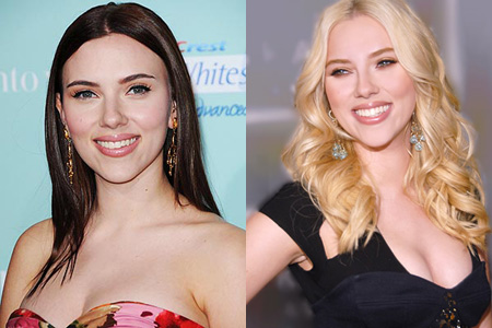 Scarlett Johannson hairstyles