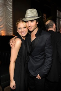 SMG and Ian celebrate CW