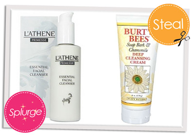 Splurge vs Steal face wash