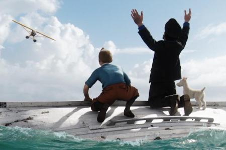 The Tintin trailer has finally premiered