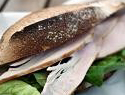 Gluten-Free Turkey Sandwich with Blackberries and Honey