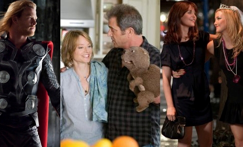 Weekend movies: Thor, The Beaver and Something Borrowed