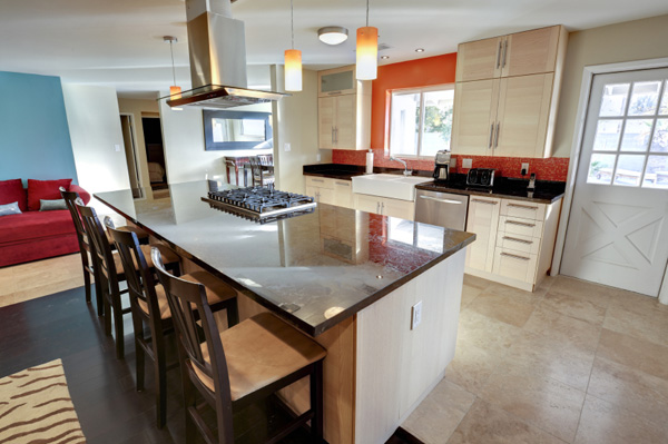 Wide open kitchen