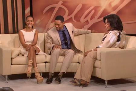 will smith and family on oprah. Will Smith, Jada and Oprah