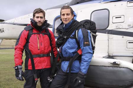 Jake Gyllenhaal goes on an adventure with Bear Grylls