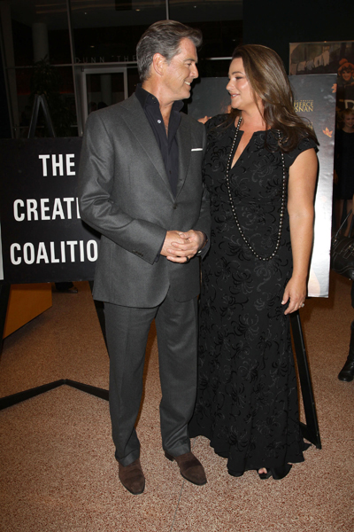Pierce and Keely Brosnan