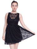 lacey black American Apparel dress