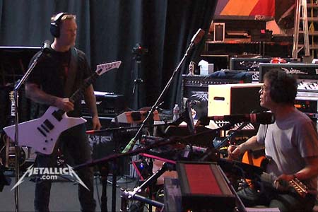 Metallica making an album with Lou Reed