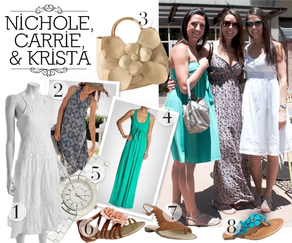 cute summer dresses and accessories