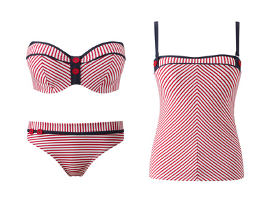 Panache swimwear line for body types with bigger busts
