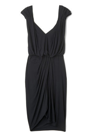 Queen Latifah Queen Collection Pleated and Draped Dress