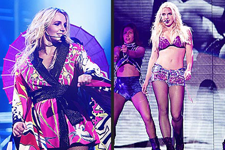 and a Toxicinspired catsuit Britney Spears Femme Fatale costumes
