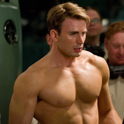 Chris Evans as Captain America