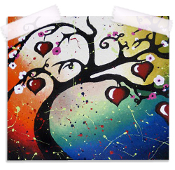 Red Hearts Tree of Life