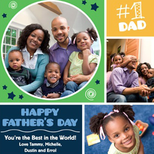 Father's Day custom gift wrap