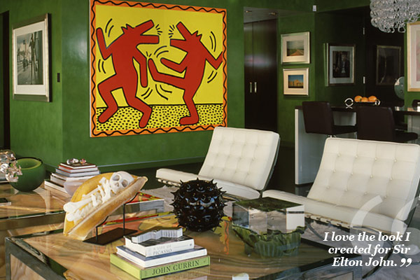Martyn Lawrence-Bullard's loves Elton John's design