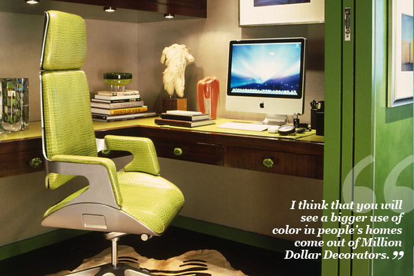 Using color is an upcoming design trend