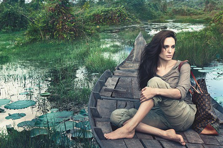 Angelina Jolie Louis Vuitton ad