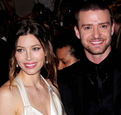 Justing Timberlake and Jessica Biel