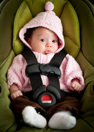 Baby in carseat