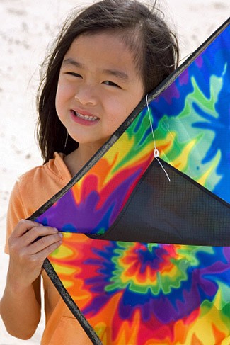 Girl with a kite