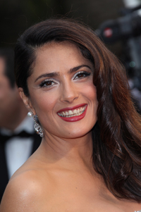 Salma Hayak Thick Hair