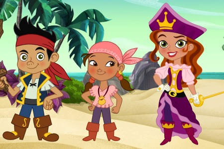Tori Spelling guests on Jake and the Never Land Pirates