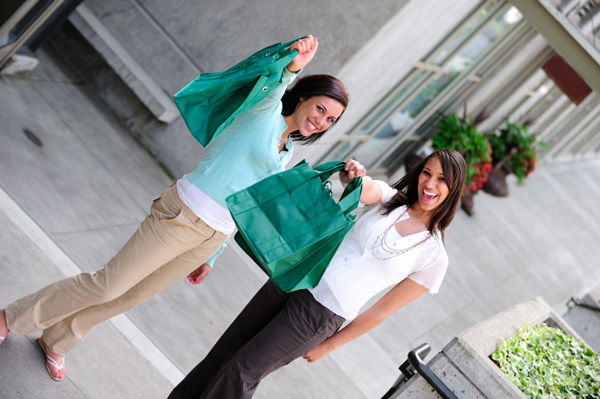 Women going green