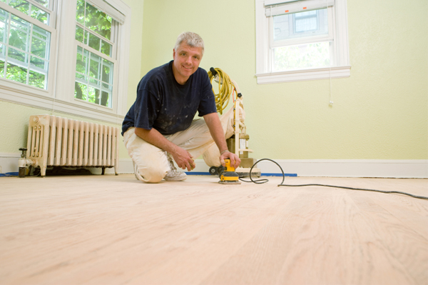 Refinishing wood floors