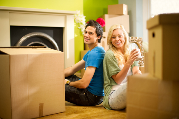 Couple moving in together
