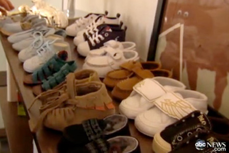 Rachel Zoe baby nursery shoe collection