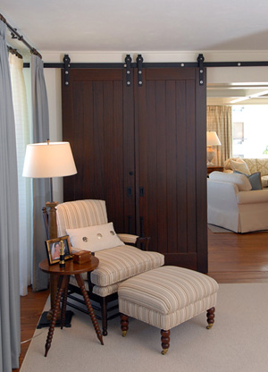 Beach house barn style walls