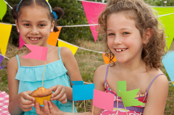 Green birthday party for kids