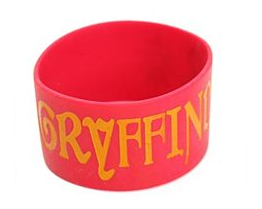 Harry Potter Gryffindor Rubber Bracelet from Hot Topic