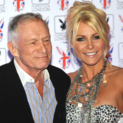 Crystal Harris and Hugh Hefner