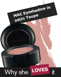MAC Eyeshadow in satin Taupe