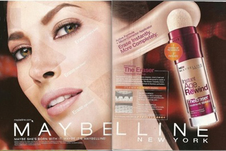 Christy Turlington Maybelline ad
