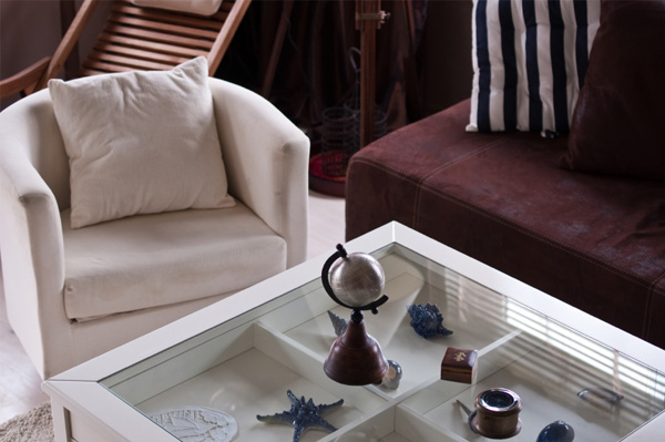 Nautical inspired living room