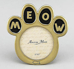 Cat Meow Picture Frame by Ashliegh Manor